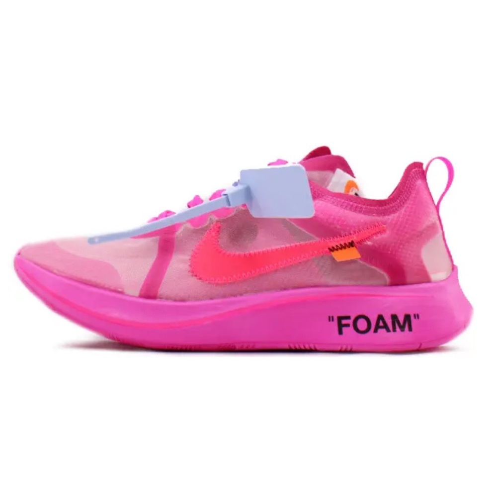 Off White x Nike Zoom Fly SP 'Tulip Pink'